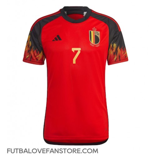 Belgicko Kevin De Bruyne #7 Domáci futbalový dres MS 2022 Krátky Rukáv